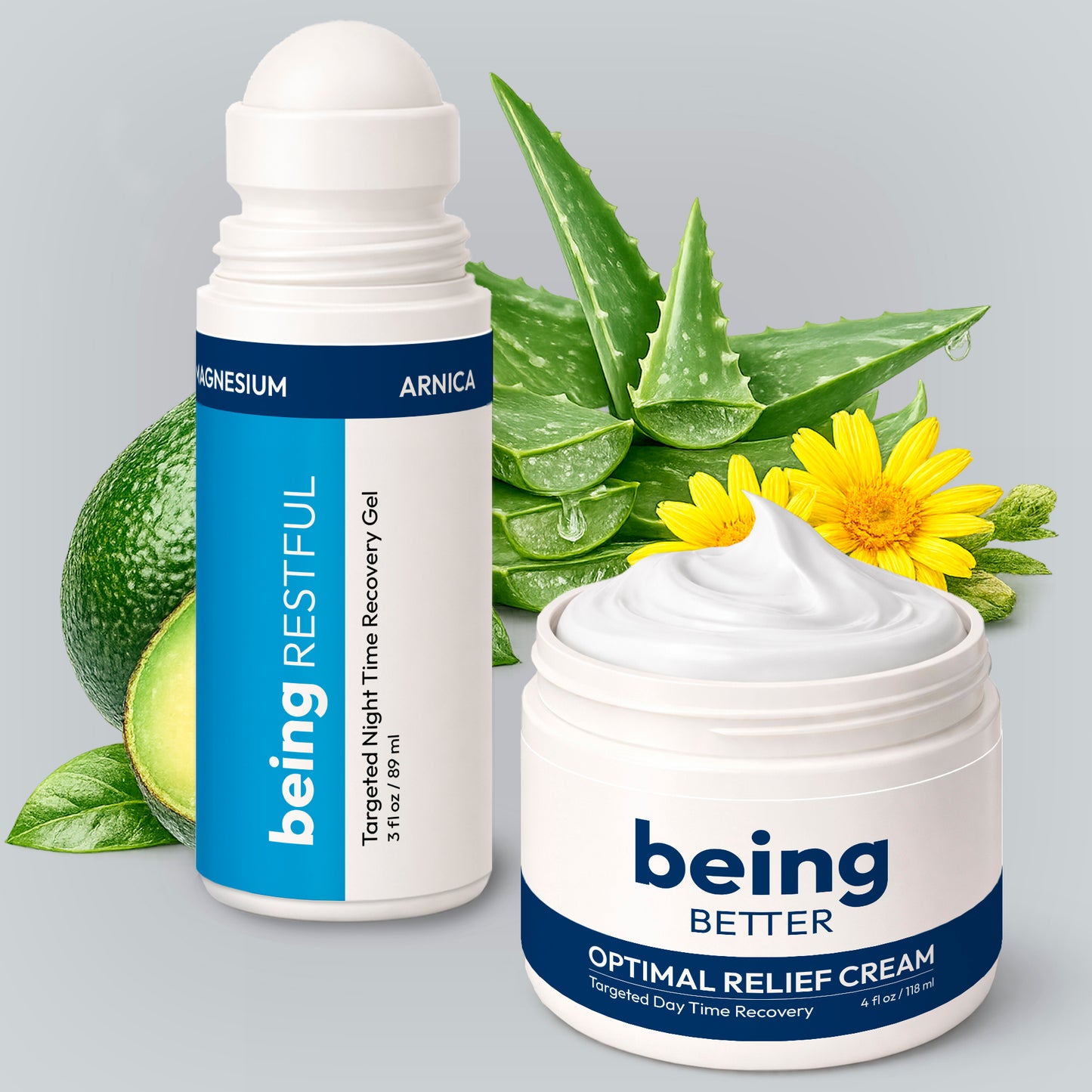 Cream and roll-on