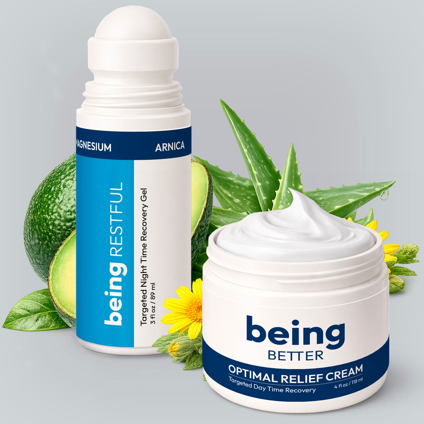 Cream and roll-on